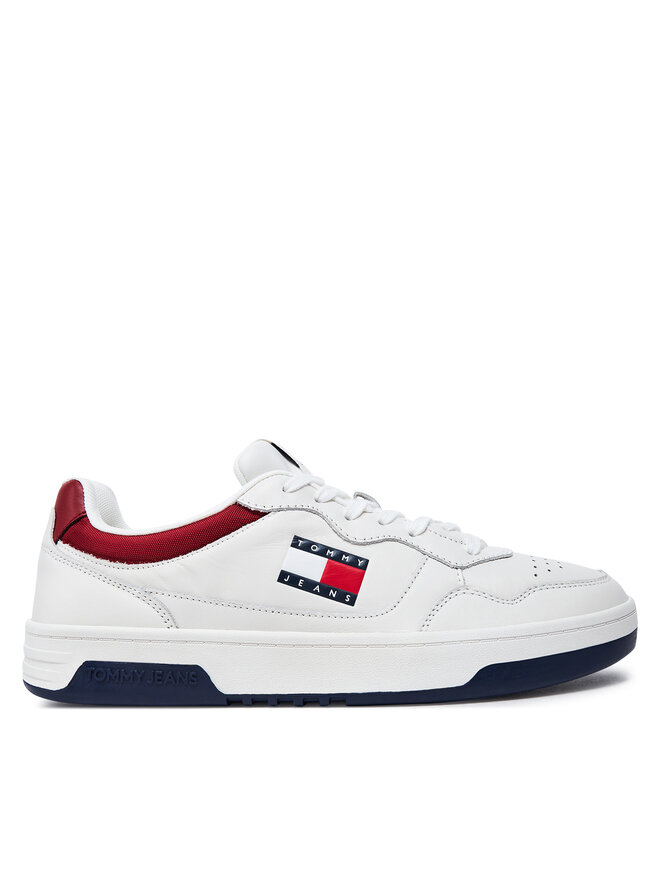 Tommy Jeans Sneakersy Tommy Jeans (New)Tjm Cupsole Leather Ess EM0EM01443 Biały