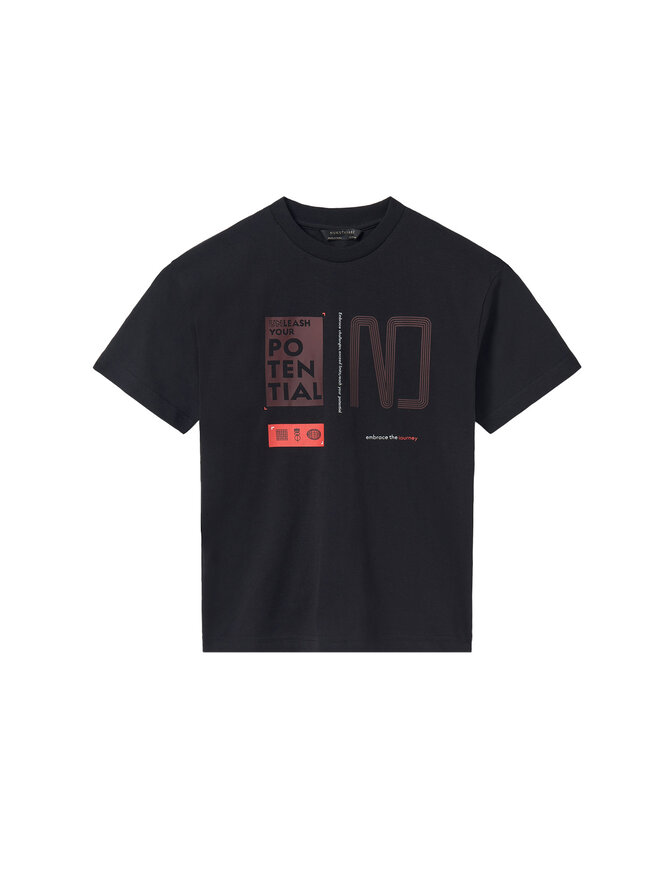 Mayoral Mayoral Camiseta 6014 Negro Regular Fit