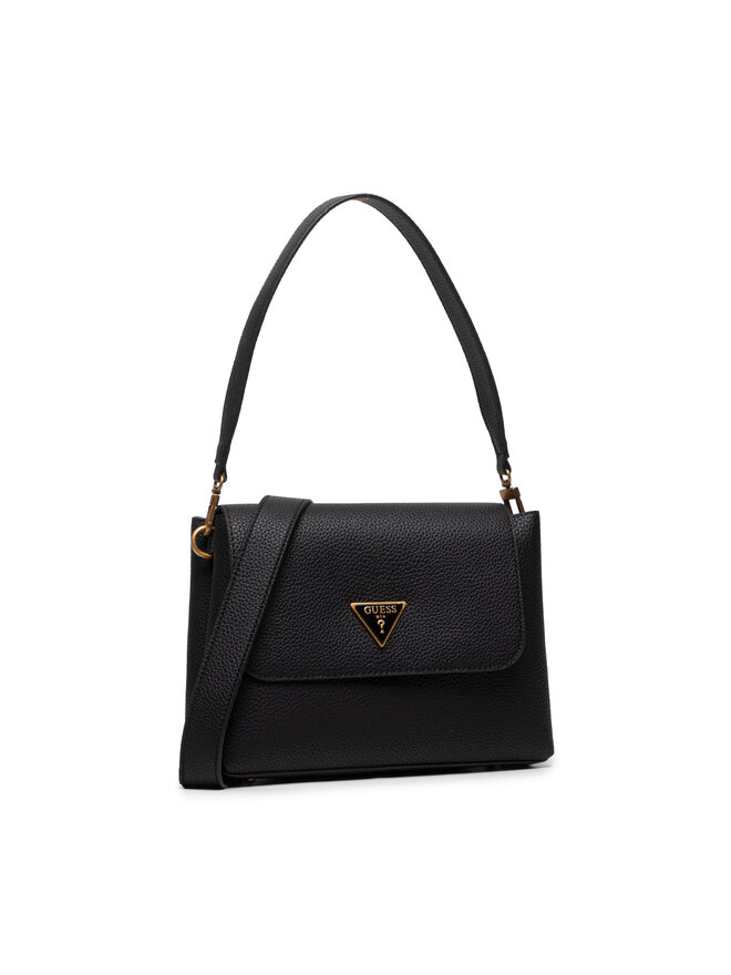 Handtasche Guess Downtown Chic Flap Shldr Bag HWVB83 85190 Schwarz eschuhe