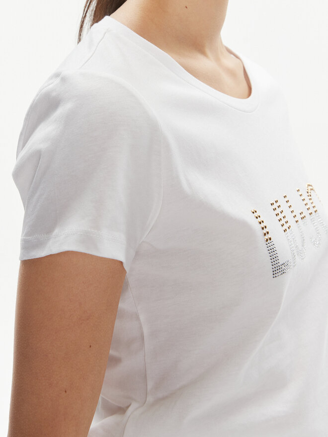 Liu Jo Liu Jo Camiseta Ecs T-Shirt Basica M VA4216 JS923 Blanco Regular Fit