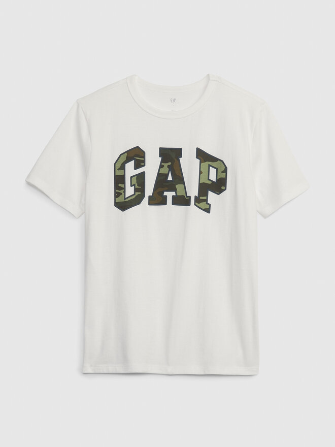 Gap Gap Marškinėliai 424016-04 Balta Regular Fit