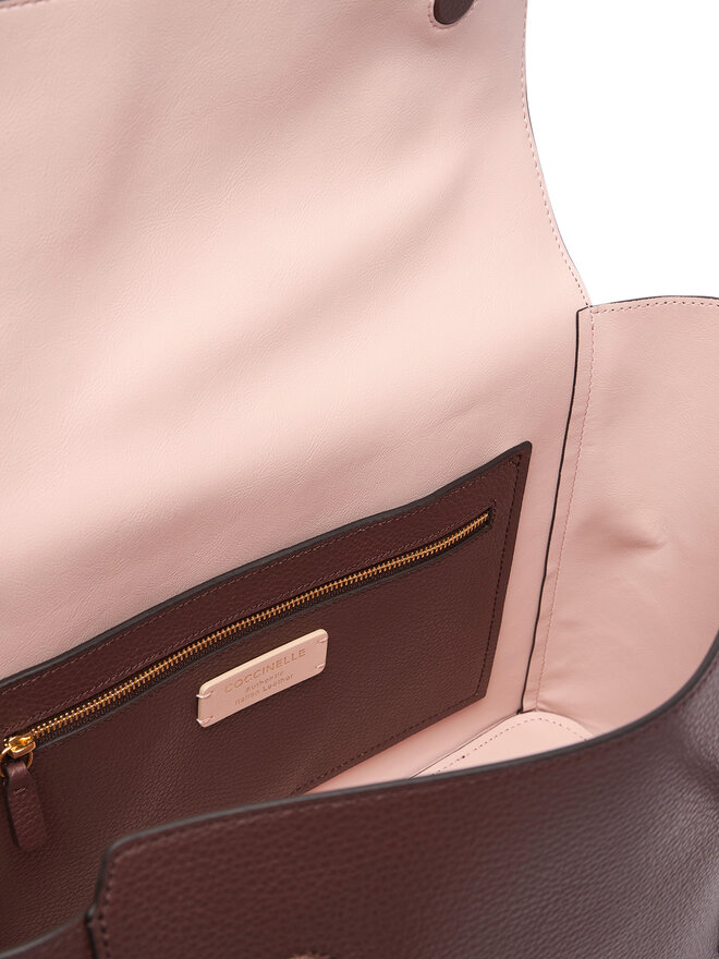 Coccinelle Handtasche Coccinelle T8A Coccinelle Double Beat E1 T8A 11 02 01 Dunkelrot