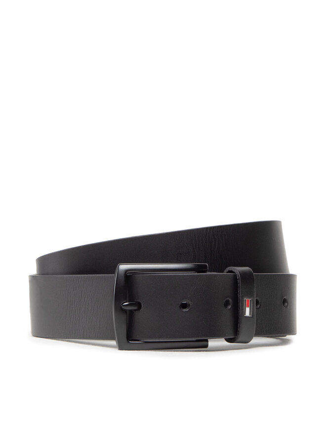 Tommy Hilfiger Herrengürtel Tommy Hilfiger Denton Matte 3.5 AM0AM08362 Schwarz