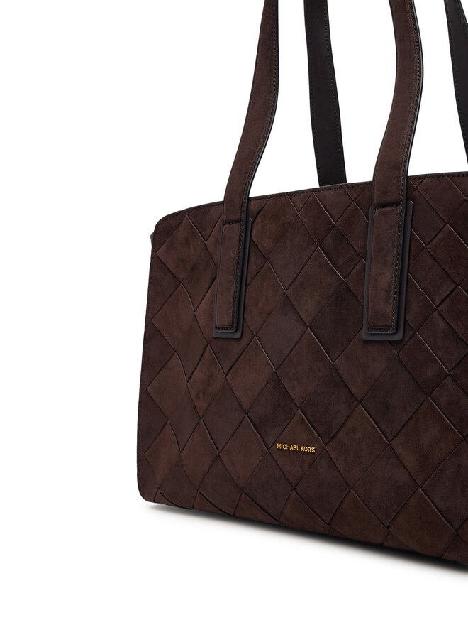 MICHAEL Michael Kors Handtasche MICHAEL Michael Kors Hudson 33F6GHDT3X Dunkelbraun