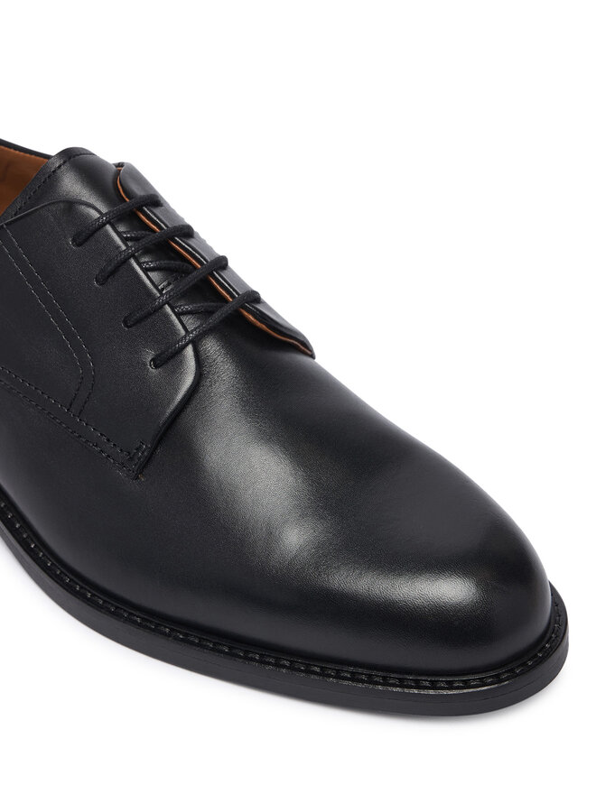 Tommy Hilfiger Oxford Schuhe Tommy Hilfiger Corporate Dressy Lth FM0FM06023 Schwarz
