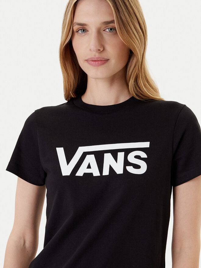 Vans Vans Marškinėliai Flying V Crew Tee VN0A3UP4 Juoda Regular Fit