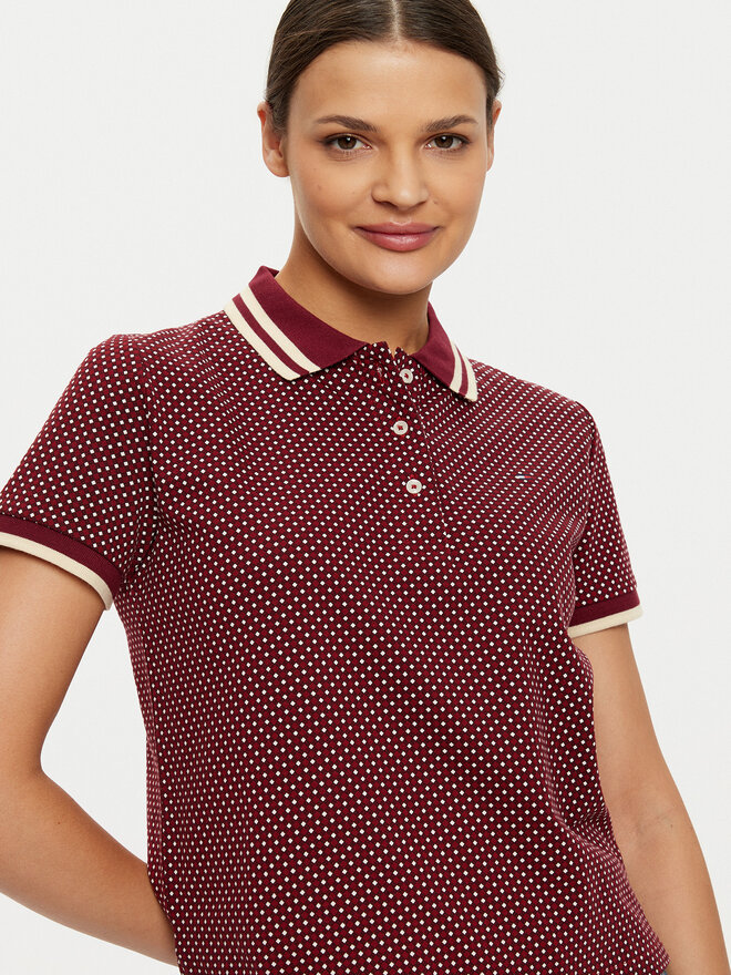 Tommy Hilfiger Tommy Hilfiger Polo marškinėliai WW0WW43928 Raudona Slim Fit