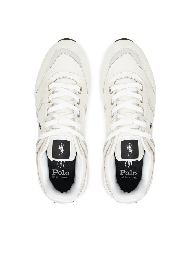 Polo Ralph Lauren Αθλητικά Polo Ralph Lauren Train 89 V2 Suede-Paneled Sneaker 809973974001 Λευκό