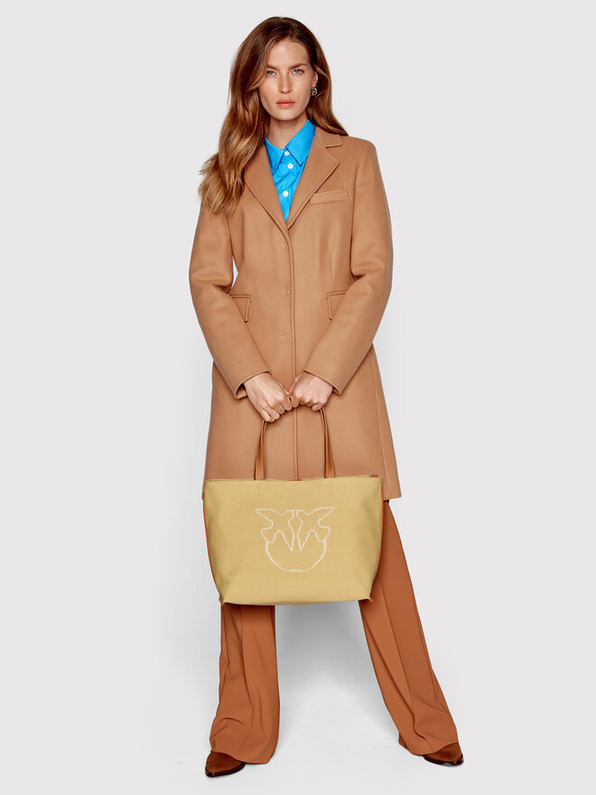 PINKO Τσάντα Pinko Everyday 2 Shopping PE 22 PLTT 1P22MQ Y7V2 Κίτρινο