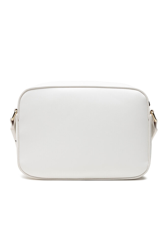 Tommy Hilfiger Ročna torba Tommy Hilfiger Iconic Tommy Camera Bag Sign AW0AW10958 Bela