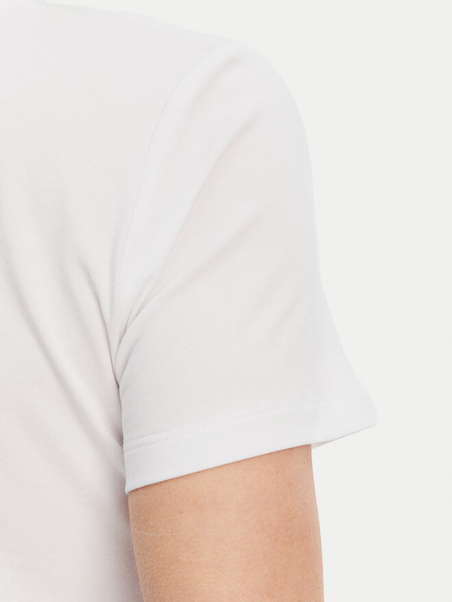 Fracomina Fracomina T-Shirt FP25ST3002J449N5 Λευκό Slim Fit
