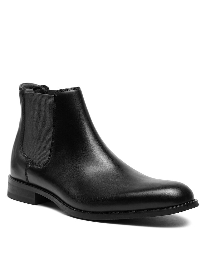 Clarks Členková obuv s elastickým prvkom Clarks Craftarlo Top 261734607 Čierna