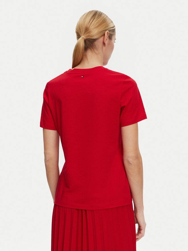 Tommy Hilfiger Tommy Hilfiger Футболка WW0WW45522 Червоний Regular Fit