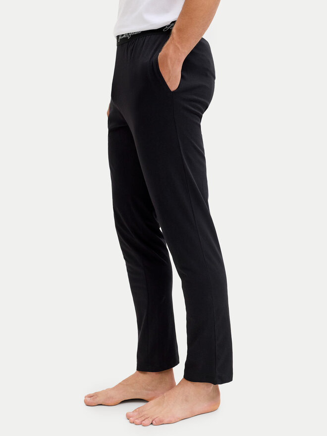 Jack & Jones Jack & Jones Pižamos kelnės Clyde 12291501 Juoda Regular Fit