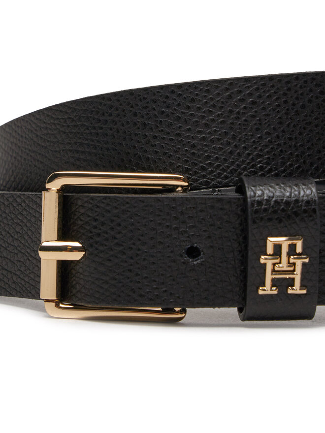 Tommy Hilfiger Dámsky opasok Tommy Hilfiger Heritage 2.5 AW0AW16350 Čierna