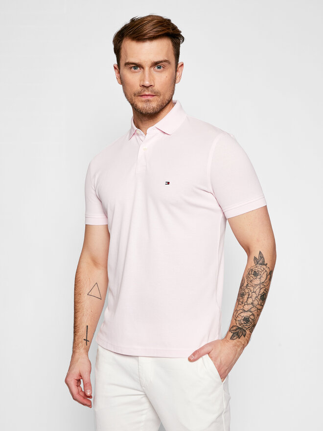 Tommy Hilfiger Tommy Hilfiger Polo 1985 MW0MW17770 Ροζ Regular Fit