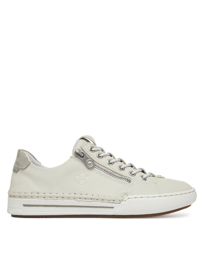 Rieker Sneakersy Rieker L7250-80 Écru