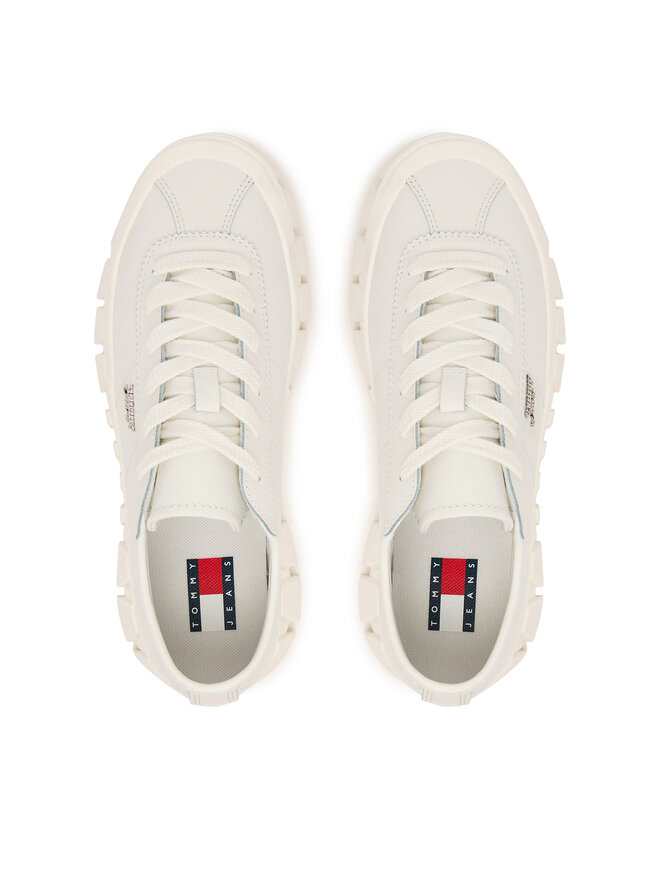 Tommy Jeans Sneakers Tommy Jeans Tjw Platform Sneaker Leather Lc EN0EN03165 Weiß
