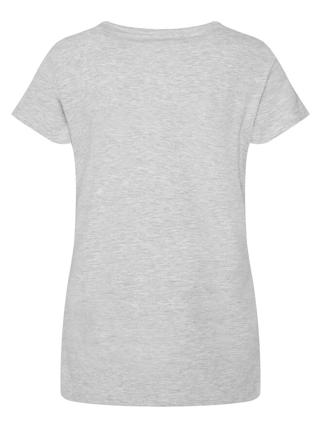 4F 4F T-Shirt 4FAW23TTSHF0906 Grau Slim Fit