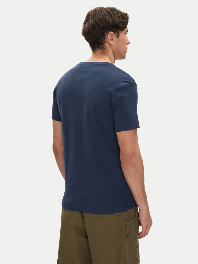 Mustang Mustang Majica Allen 1016486 Mornarsko modra Slim Fit
