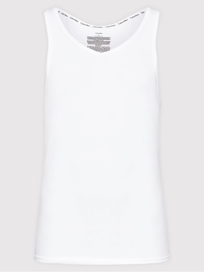 Calvin Klein Underwear Calvin Klein Underwear Komplektas: tank top marškinėliai (2 vnt.) 000NB1099A Balta Slim Fit