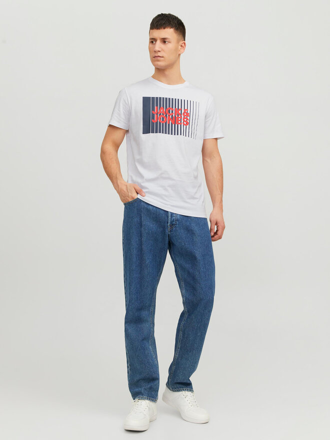 Jack&Jones Jack&Jones Marškinėliai Corp 12233999 Balta Standard Fit