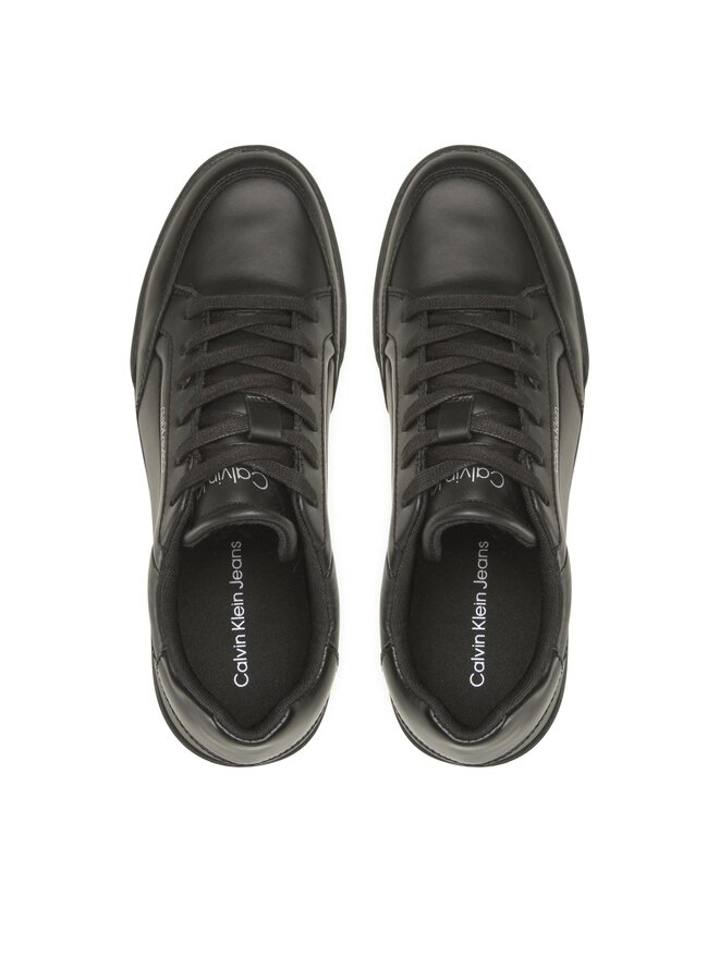 Calvin Klein Sneakers Calvin Klein Low Top Lace Up Lth HM0HM00821 Schwarz