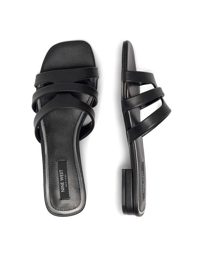 Nine West Şlapi Nine West 123AL1207-1 Negru
