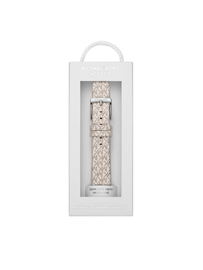 Bracelet de remplacement pour Apple Watch Michael Kors MKS8001 Beige chaussures