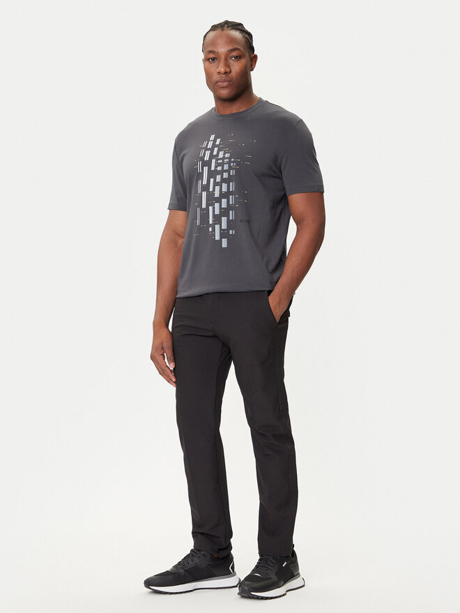 BOSS BOSS Camiseta GRX Zone 50543808 Gris Regular Fit