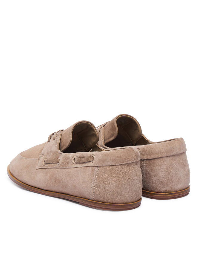 Calvin Klein Halbschuhe Calvin Klein Ess Boatshoe Suede HW0HW03290 Beige