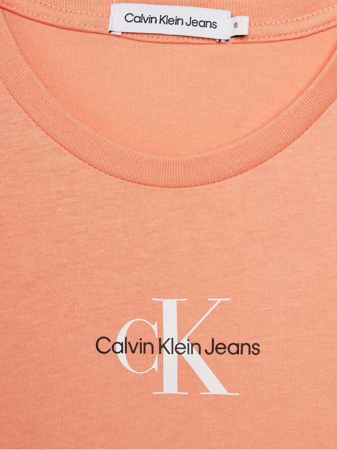 Calvin Klein Jeans Calvin Klein Jeans Футболка Micro Monogram IG0IG01470 Рожевий Slim Fit