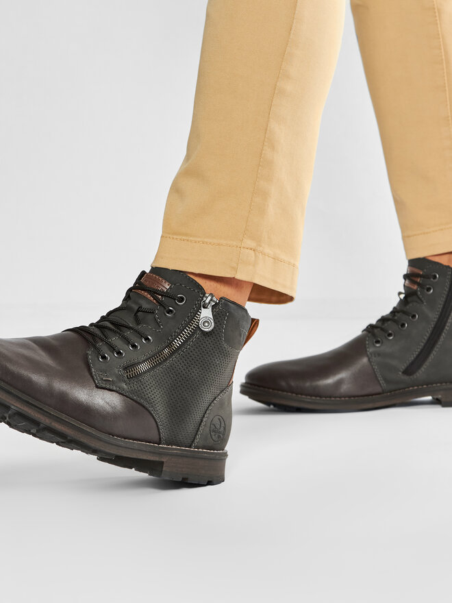 Rieker Botines planos Rieker F5521-45 Gris