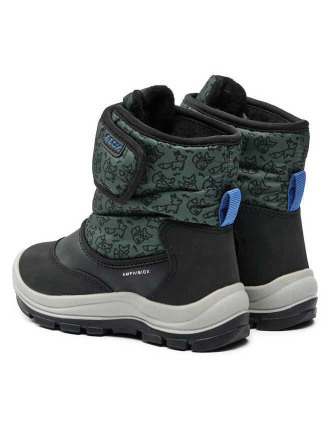 Geox Sniego batai Geox B Flanfil Boy B Abx B263VE 0BCMN C9358 S Juoda
