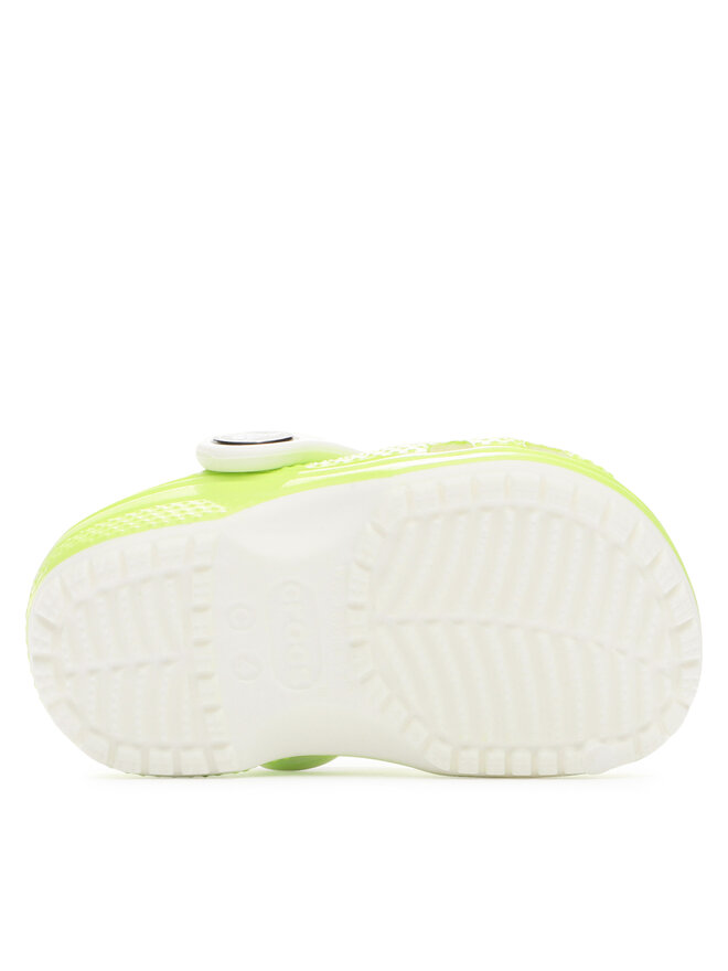 Crocs Klapki Crocs Crocs Classic Glow In The Dark Clog T 209161 Zielony