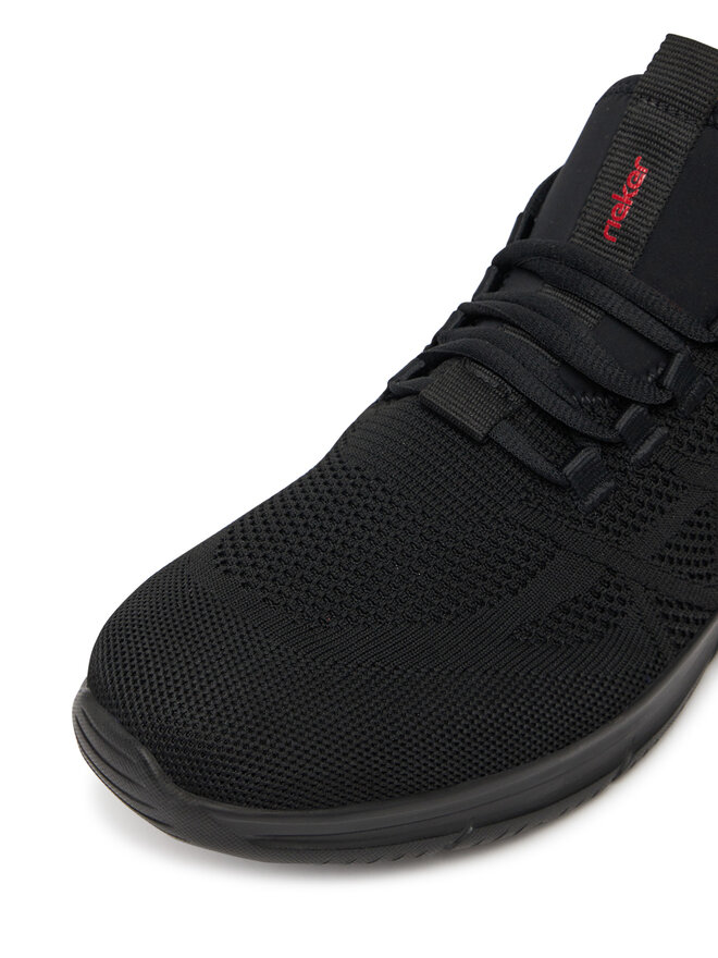 Rieker Sneakersy Rieker B7376-00 Čierna