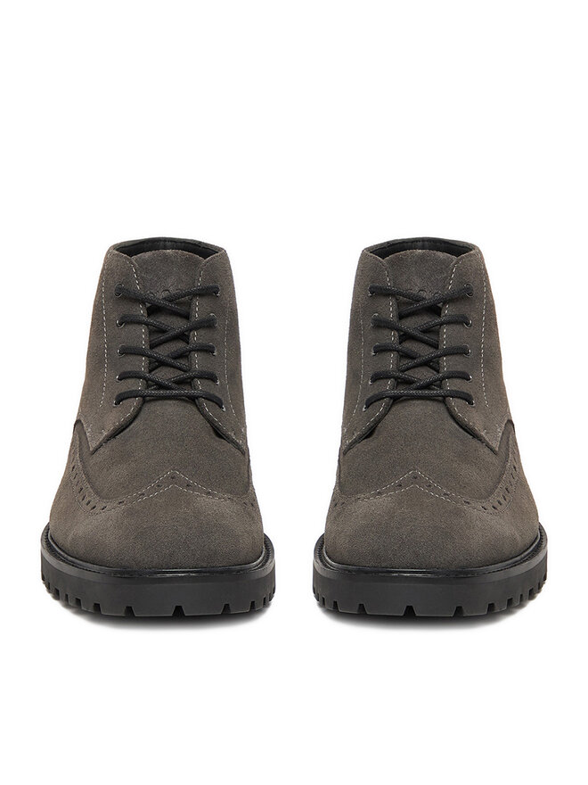 GINO ROSSI Schnürschuhe Gino Rossi EO-UBERTO-04 125AM Grau