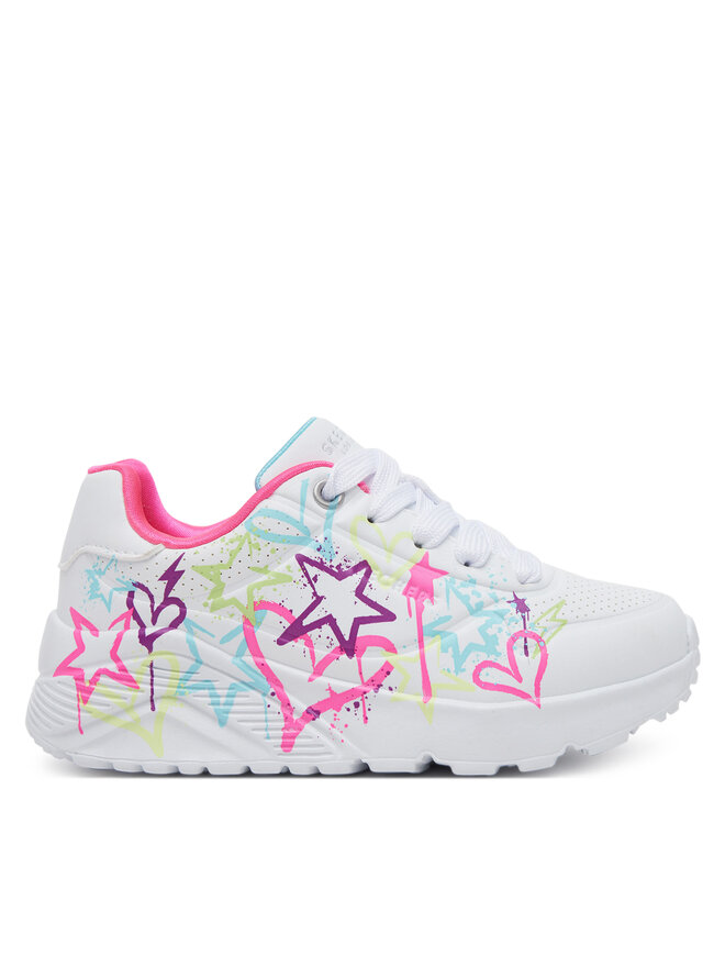 Skechers Sneakersy Skechers Uno Lite - My Drip 310391L/WMN Bílá