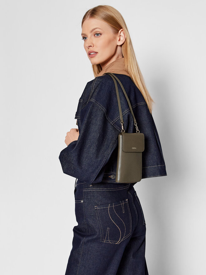 Furla Калъф за телефон Furla Babylon WE00277-HSF000-S1C00-1-007-20-CN-E Зелен