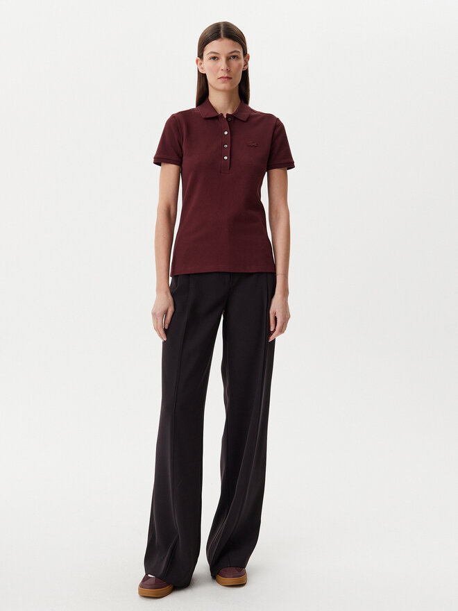 Lacoste Lacoste Polo PF5462 Guinda/burdeos Slim Fit