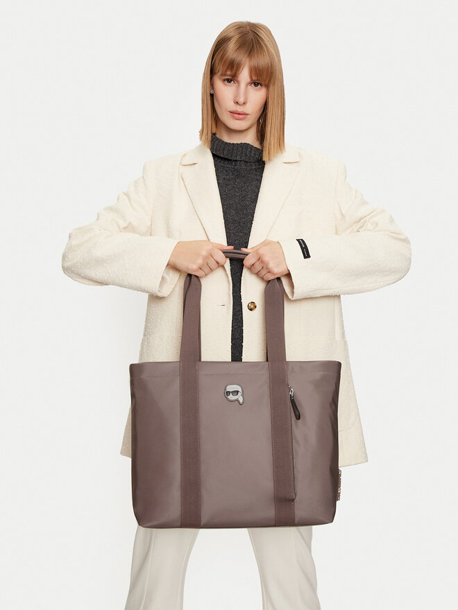 KARL LAGERFELD Kabelka KARL LAGERFELD 235W3247 Béžová