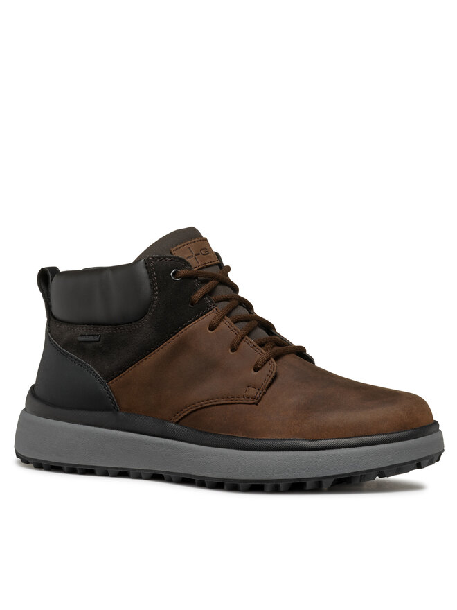 Geox Schnürschuhe Geox U Granito + Grip B A U46FZA 0FF22 C6009 Braun
