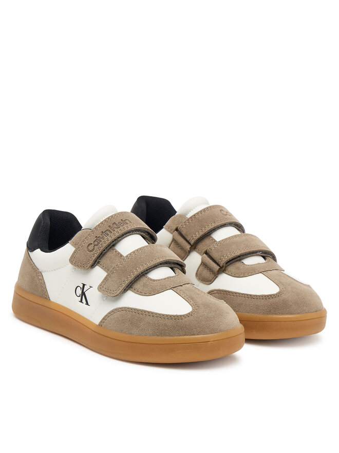 Calvin Klein Sneakers Calvin Klein Low Cut Velcro Sneaker V1X9-83443-0318 S Beige