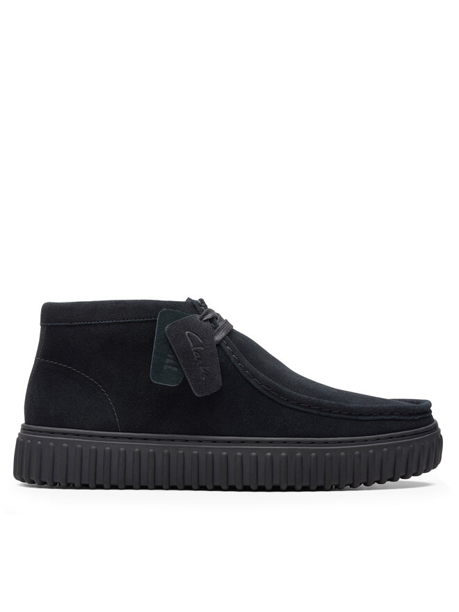 Clarks Šnurovacia obuv Clarks Torhill Hi 26173664 Čierna