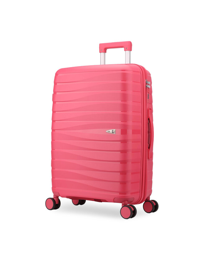 Semi Line Mittlerer Koffer Semi Line T5909-3 Rosa