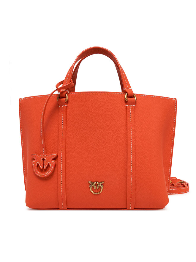 PINKO Дамска чанта PINKO Carrie Shopper Classic AI 24-25 PLTT 102833 Червен