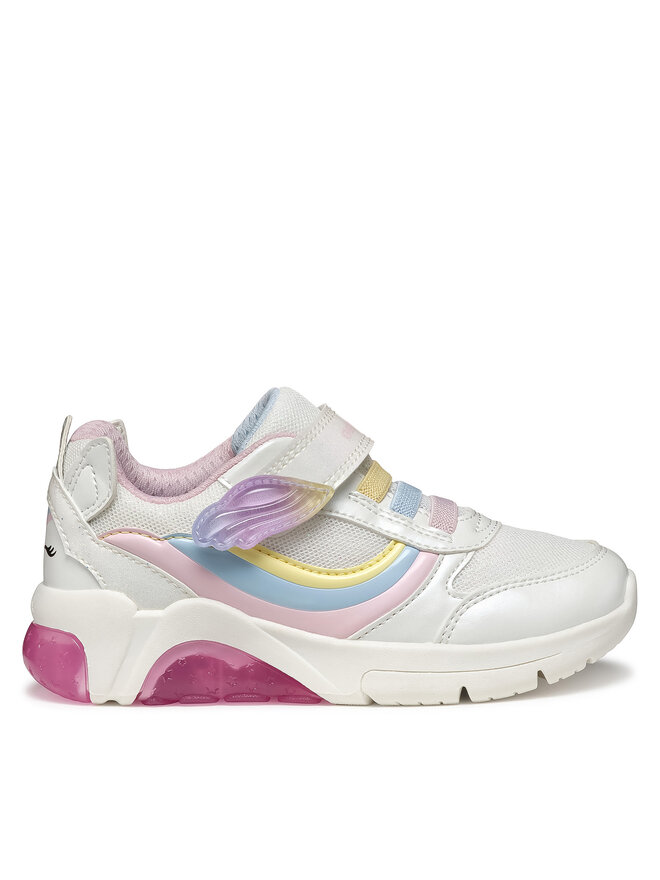 Geox Sneakersy Geox J Fadinlight J55M4A 0KNGN C0653 D Bílá