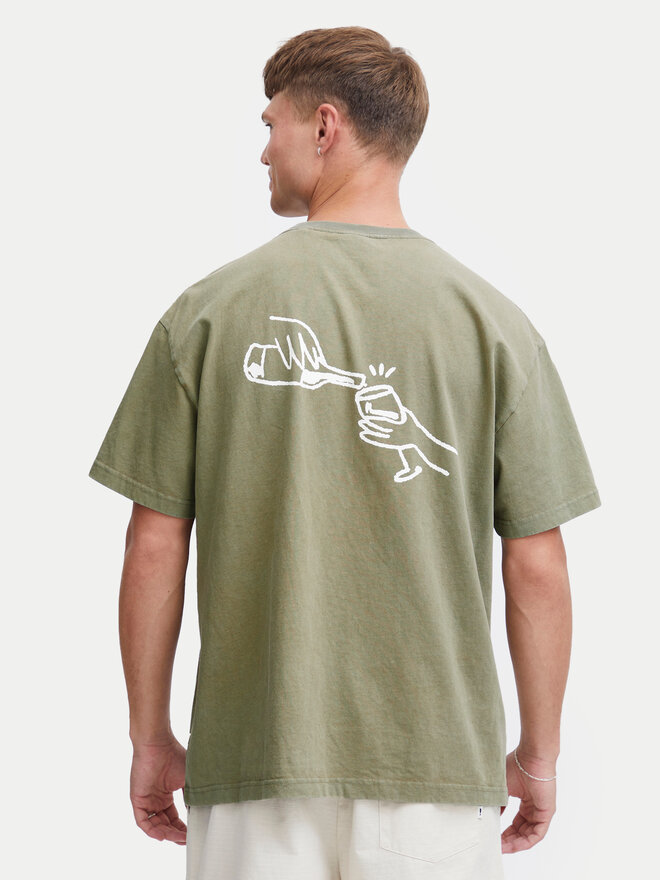 Solid Solid Camiseta Ismail 21108240 Verde Regular Fit