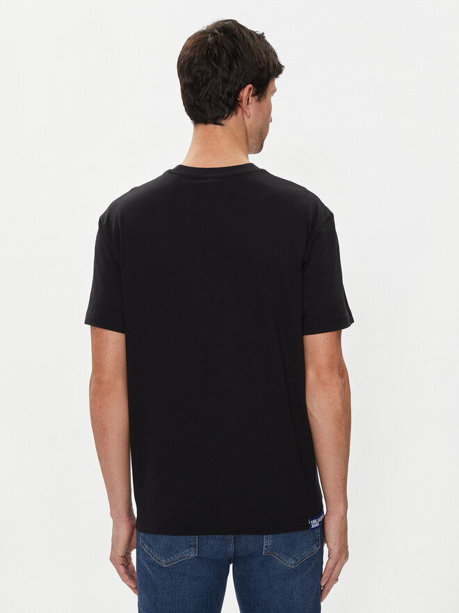 Karl Lagerfeld Jeans Karl Lagerfeld Jeans T-Shirt 245D1709 Μαύρο Regular Fit