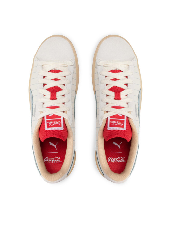Puma Снікерcи Puma Suede Coca Cola 387049 01 Білий